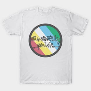 Disability pride circle T-Shirt